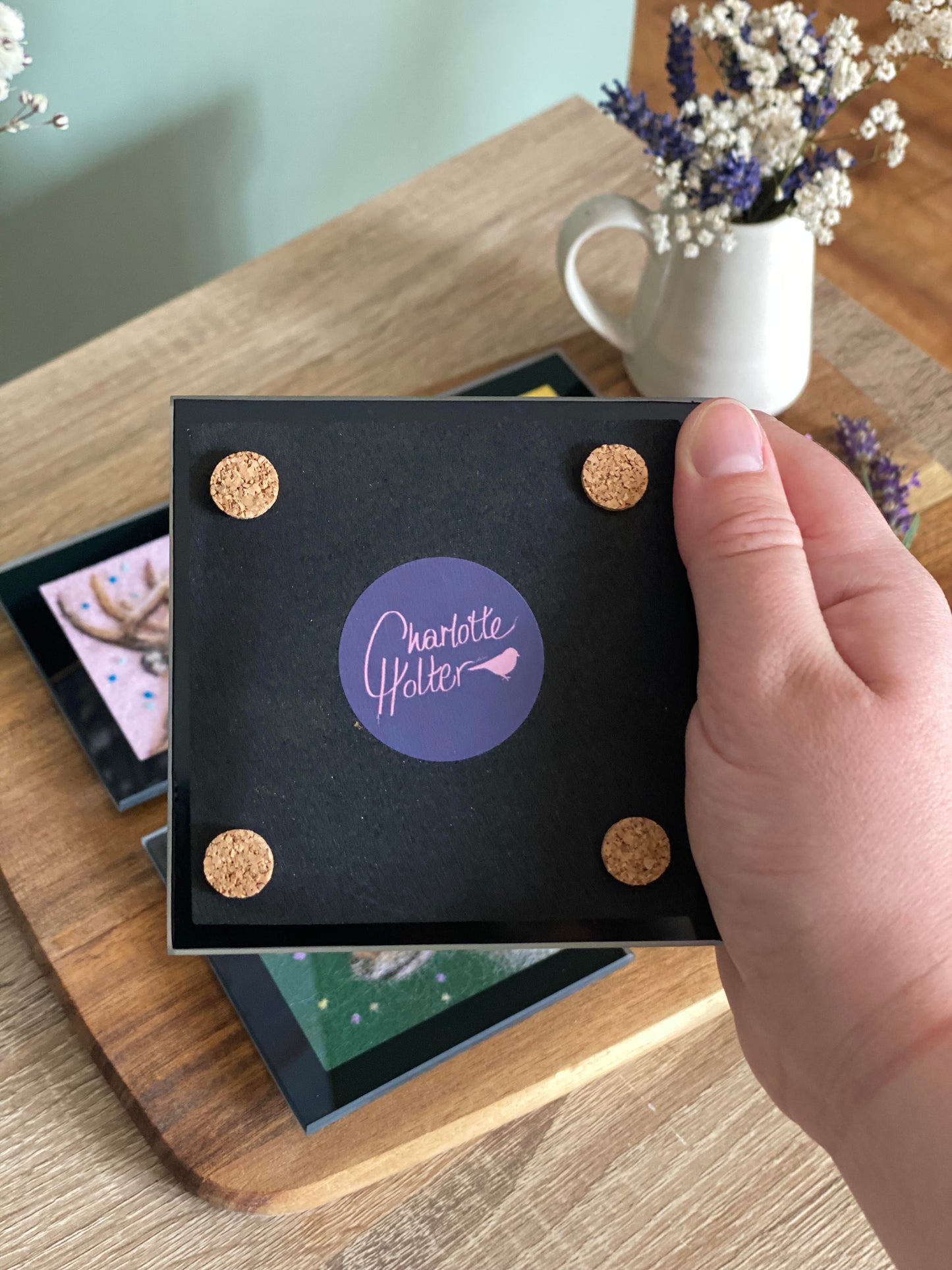 Glass Coaster - Donkey - Farmyard Collection