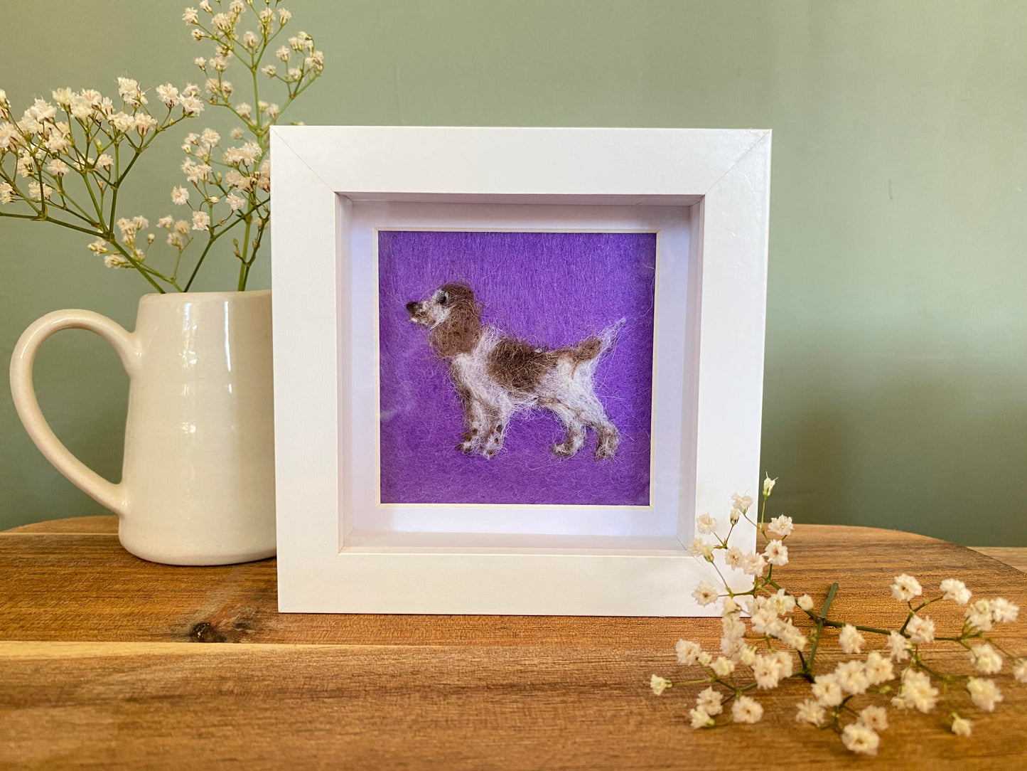 Cocker/Springer Spaniel - Brown&White (1) - Mini Original