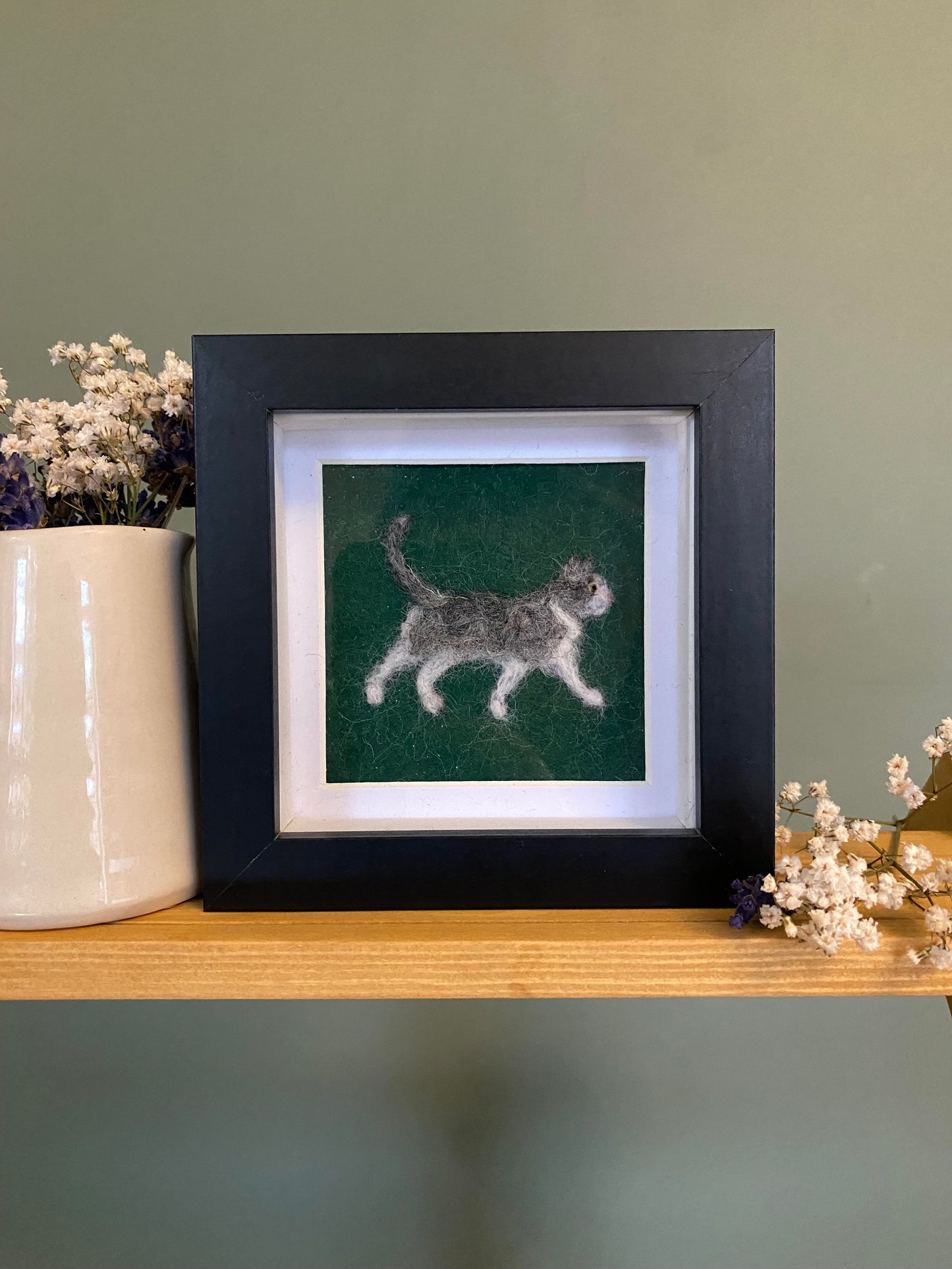 Grey & White Cat - Mini Original