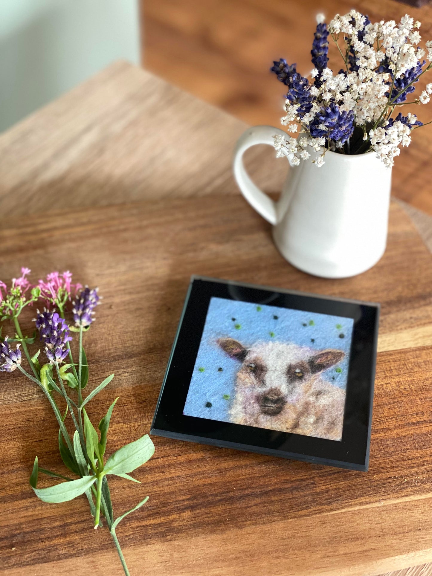 Glass Coaster - Sheep - Farmyard Collection