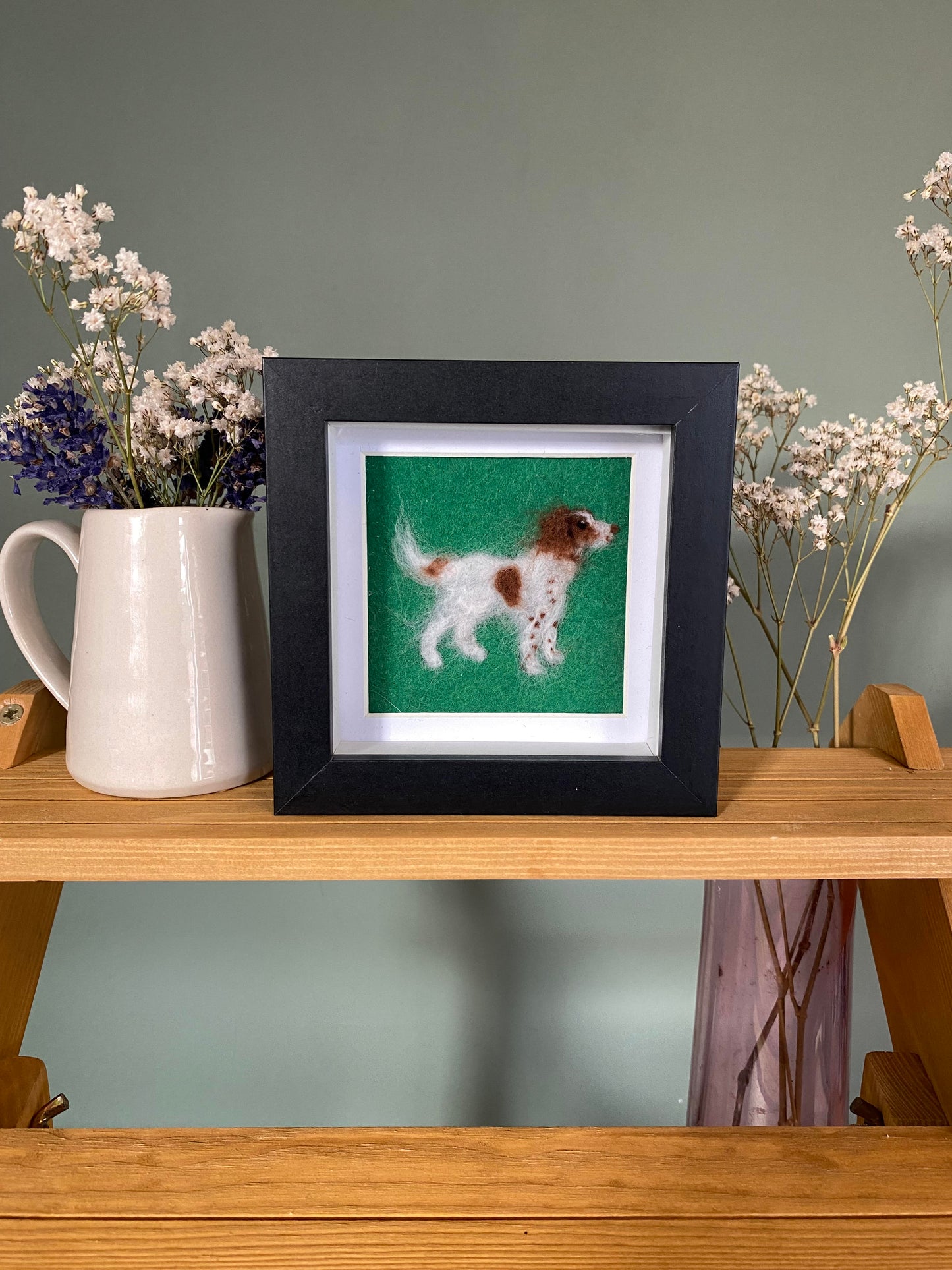 Cocker/Springer Spaniel - Brown&White (2) - Mini Original