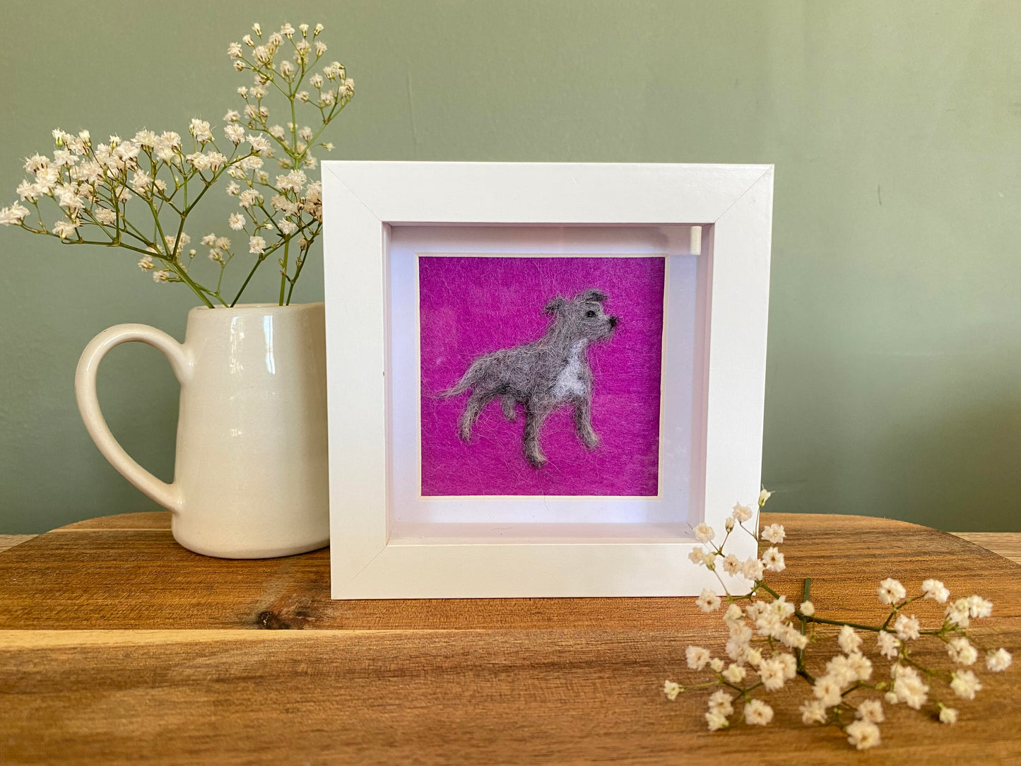 Terrier - Staffordshire Bull, Grey (1) - Mini Original