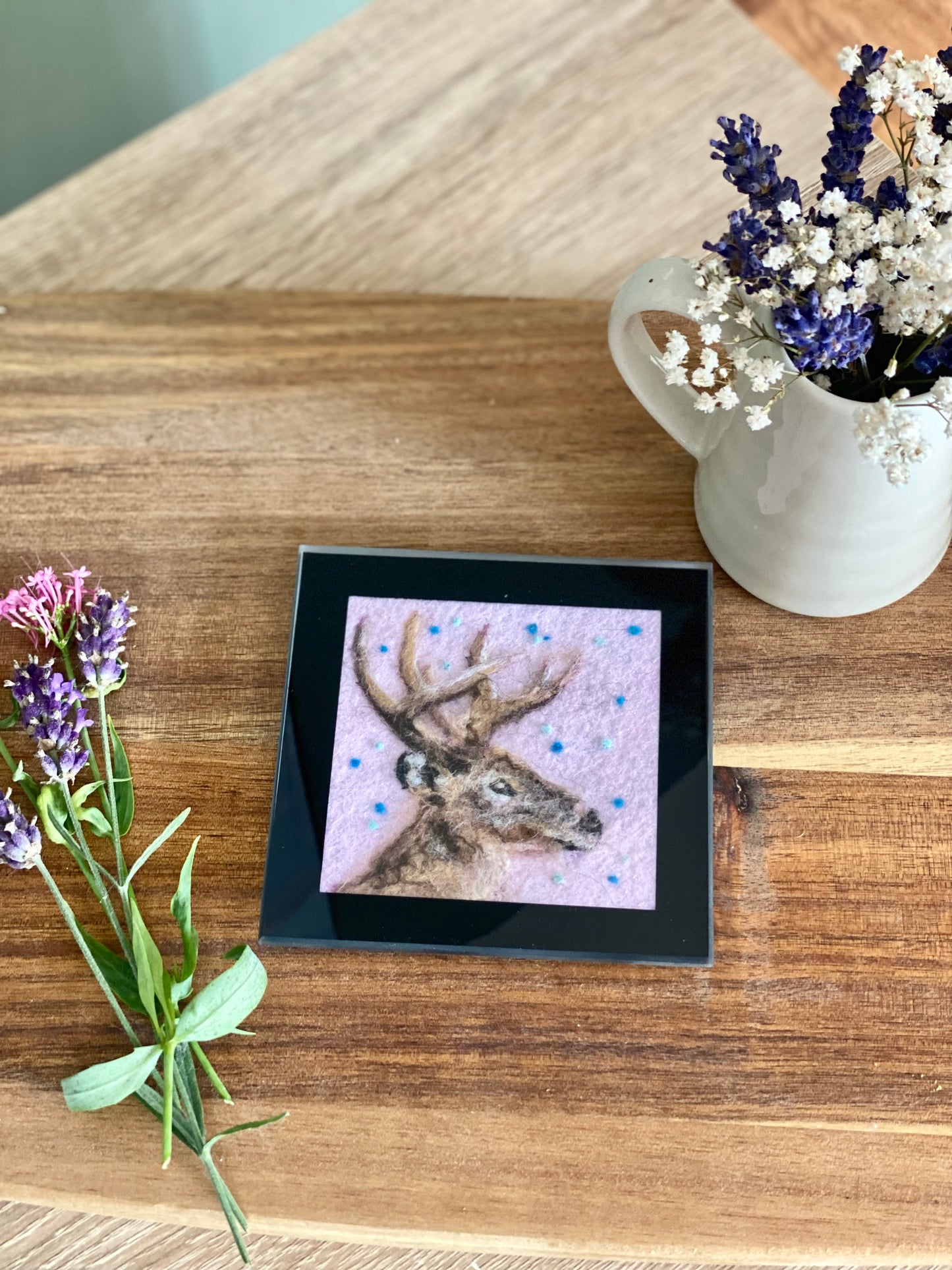 Glass Coaster - Stag - British Wildlife Collection