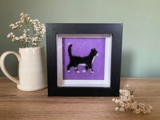 Black & White Cat (SH, 6) - Mini Original