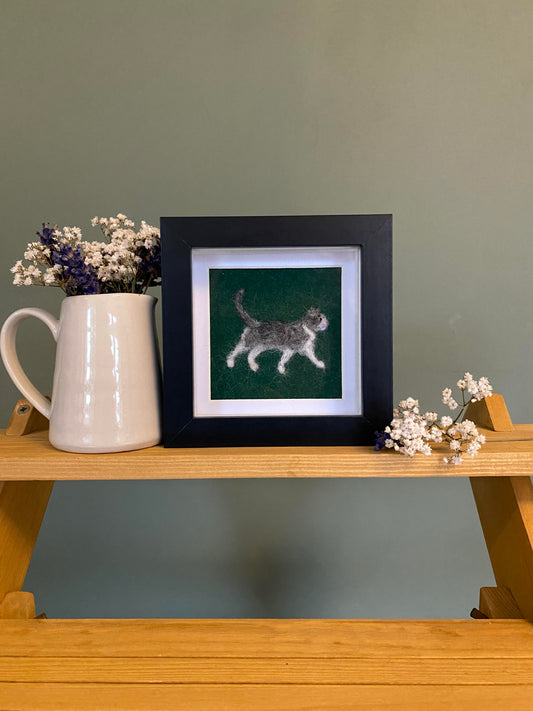 Grey & White Cat  - Mini Original