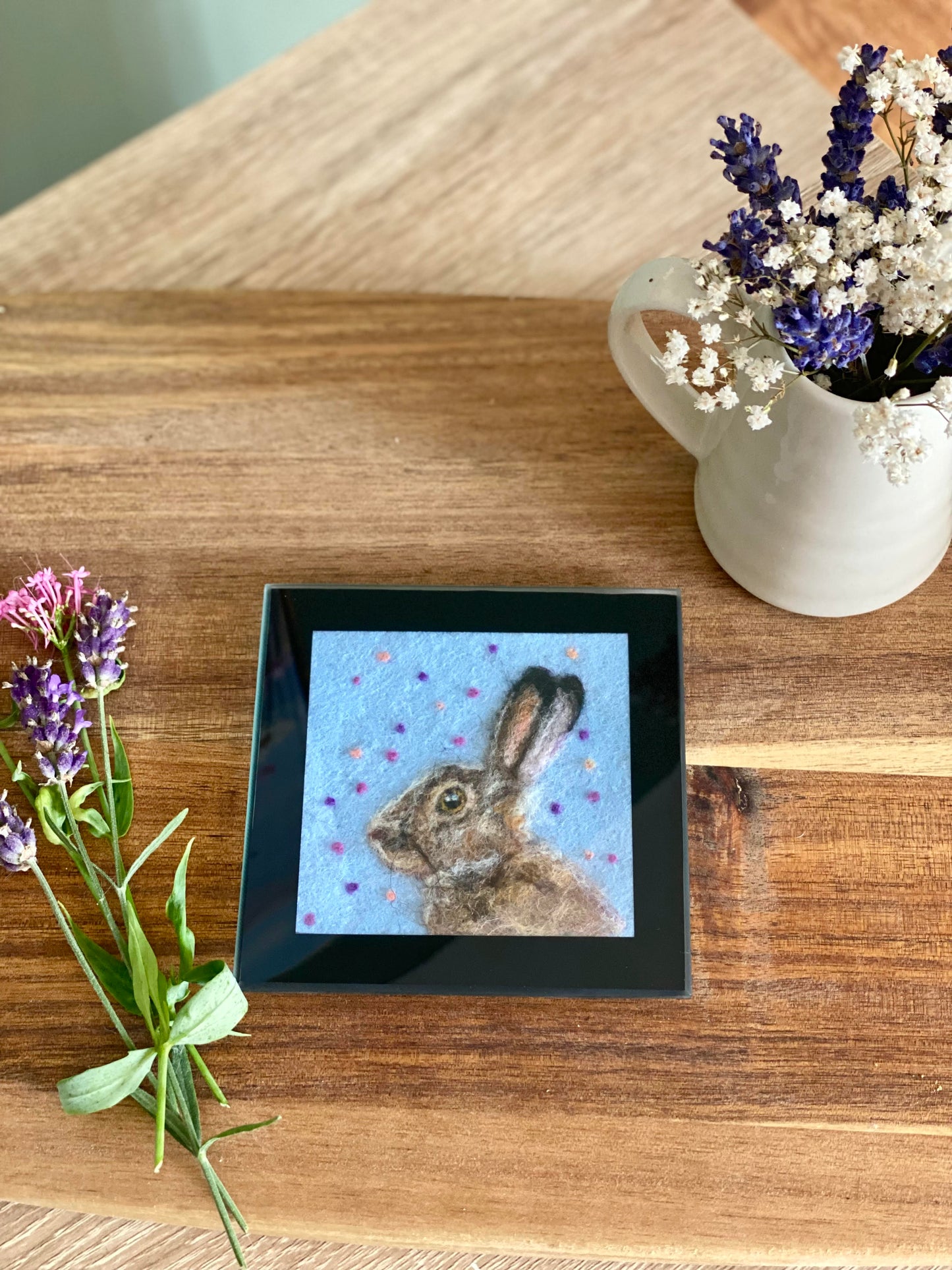 Glass Coaster - Hare - British Wildlife Collection
