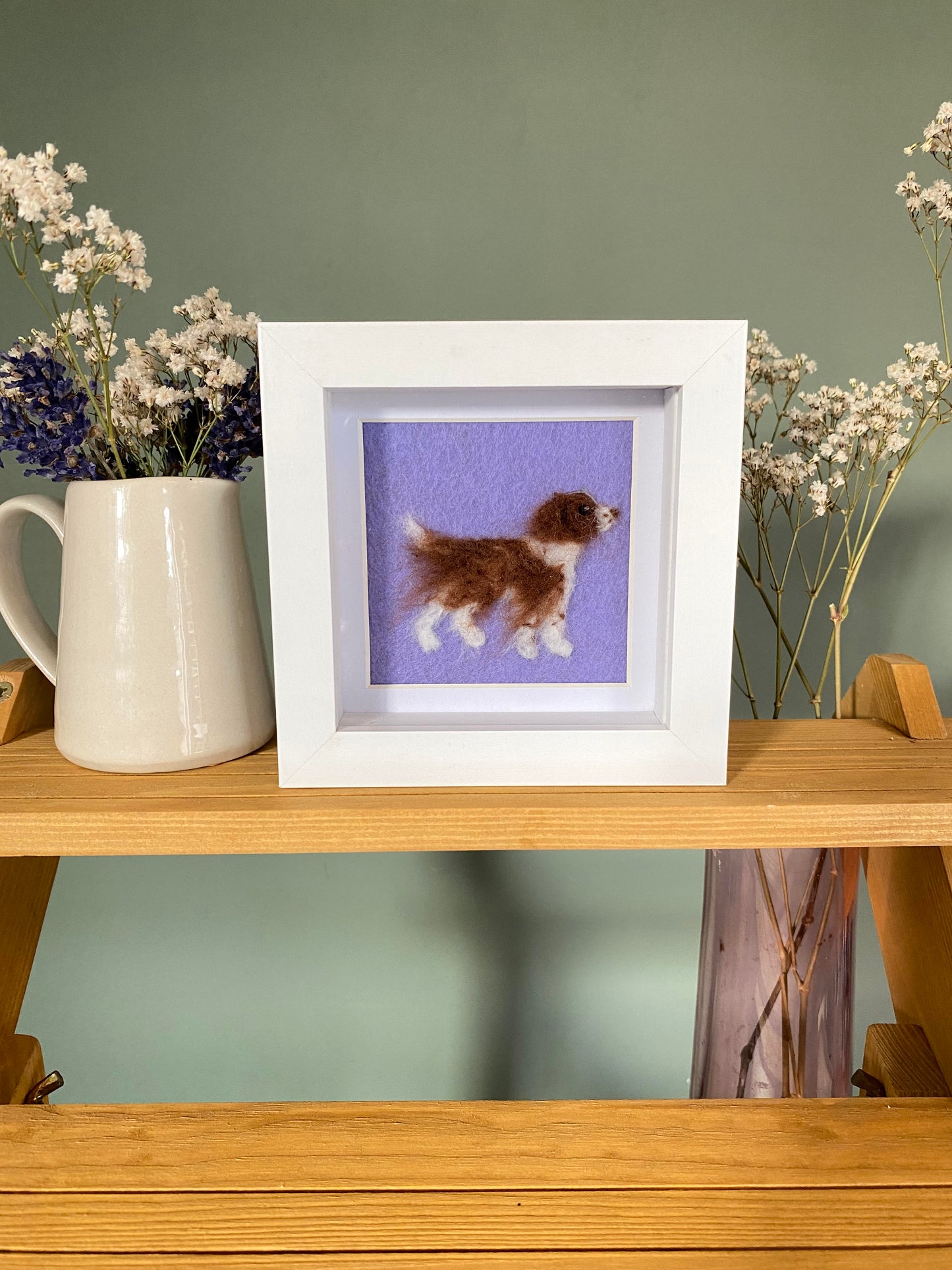 Cocker/Springer Spaniel - Brown&White (1) - Mini Original