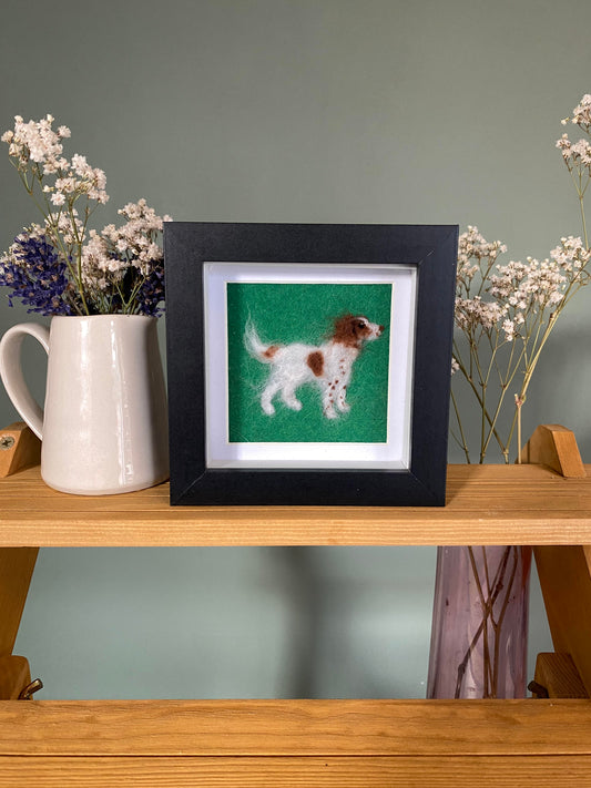 Cocker/Springer Spaniel - Brown&White (2) - Mini Original